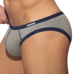 Slip de la marca ADDICTED - Twink Cotton - Set de 3 mini-briefs - Ref : AD1191 3COL