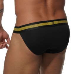 Slip, Tanga de la marque ES COLLECTION - Bikini Daytona - noir - Ref : UN062 C10