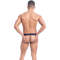 Sous-vêtements de la marque QURIOSÉ - Jockstrap Let Me Out - blanc - Ref : QU20 TWO NA50