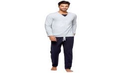 Pijamas de la marca IMPETUS - Pijama orgánico impulso - gris - Ref : GO62024 073