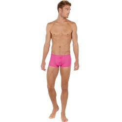 Boxershorts, Shorty der Marke HOM - Boxer kurz Federn - rosa - Ref : 404755 1128