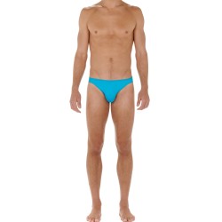 Brief of the brand HOM - Slip micro Feathers - turquoise - Ref : 404756 00PF