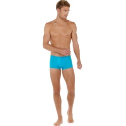 Boxershorts, Shorty der Marke HOM - copy of Boxer kurz Federn - türkis - Ref : 404755 00PF