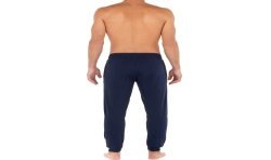 Pantaloni del marchio HOM - Pantaloni Sport Lounge HOM - blu navy - Ref : 402597 00RA