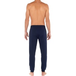 Pantaloni del marchio HOM - Pantaloni Sport Lounge HOM - blu navy - Ref : 402597 00RA