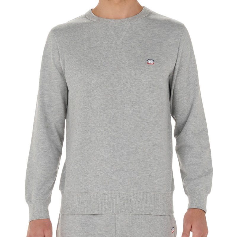 Nach oben der Marke HOM - HOM Sport Lounge Rundhals-Sweatshirt – grau - Ref : 402596 00GM