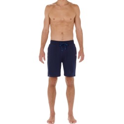 Breve del marchio HOM - Pantaloncini Sport Lounge HOM - blu navy - Ref : 405751 00RA