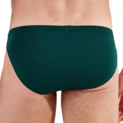 Slip de la marca HOM - Micro Slip Comfort Tencel Soft - verde - Ref : 402463 00DG