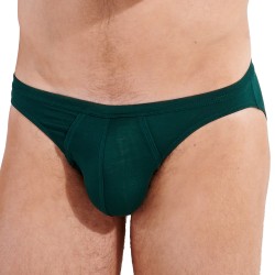 Slip, Tanga de la marque HOM - Micro Slip Comfort Tencel Soft - vert - Ref : 402463 00DG