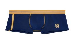 Boxershorts, Shorty der Marke HOM - Boxershorts HOM Homrun - blau - Ref : 402654 00BI