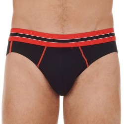 Slip de la marca HOM - Micro Calzoncillos HOM Homrun - negro - Ref : 402655 0004