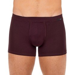 Pantaloncini boxer, Shorty del marchio HOM - Boxer comfort Tencel Soft - bordeaux - Ref : 402678 00ZQ