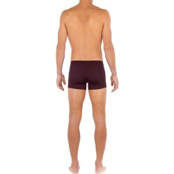 Boxer, shorty de la marque HOM - Boxer comfort Tencel Soft - bordeaux - Ref : 402678 00ZQ