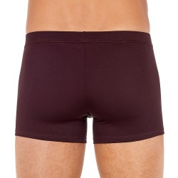 Boxer shorts, Shorty of the brand HOM - Boxer comfort Tencel Soft - burgundy - Ref : 402678 00ZQ