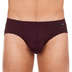 Brief of the brand HOM - Mini Brief Comfort Tencel Soft - burgundy - Ref : 402677 00ZQ