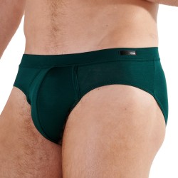 Slip, Tanga de la marque HOM - Mini Slip Comfort Tencel Soft - vert - Ref : 402677 00DG