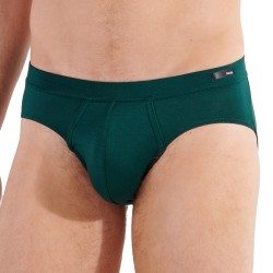 Slip, Tanga de la marque HOM - Mini Slip Comfort Tencel Soft - vert - Ref : 402677 00DG