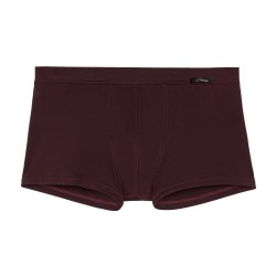 Boxer, shorty de la marque HOM - Boxer comfort Tencel Soft - bordeaux - Ref : 402678 00ZQ