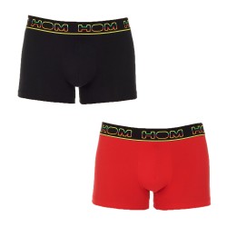 Boxershorts, Shorty der Marke HOM - Packung mit 2 Boxershorts HOM Ivano 2 - Ref : 402664 D006