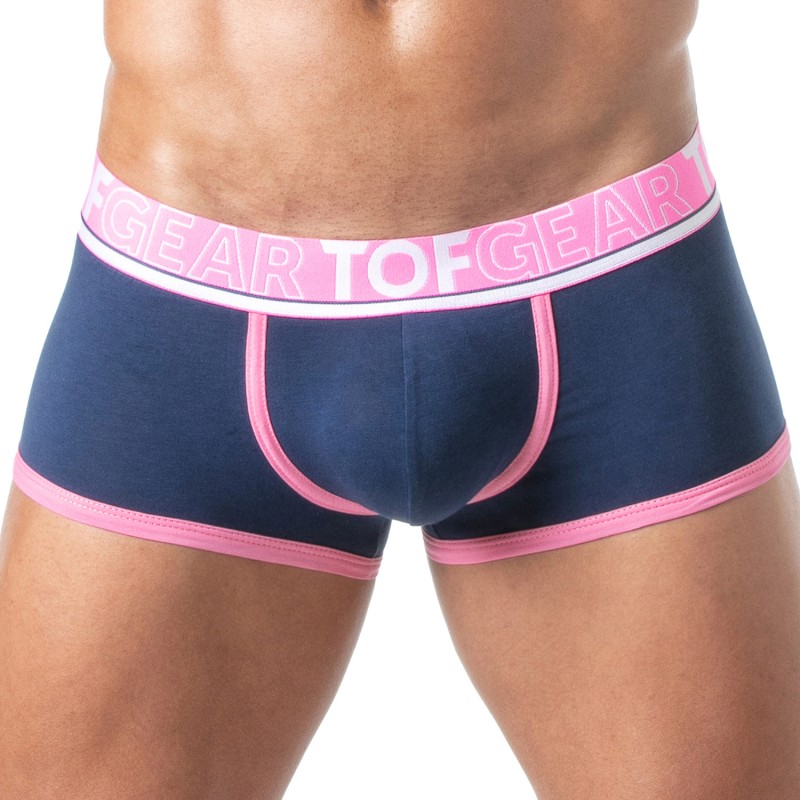 Pantaloncini boxer, Shorty del marchio TOF PARIS - Boxer Champion Tof Paris - Blu Navy - Ref : TOF297BM