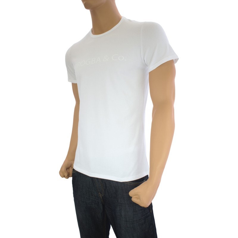 Short Sleeves of the brand HOM - T-shirt Drogba & Co By HOM blanc - Ref : 10144601 0003