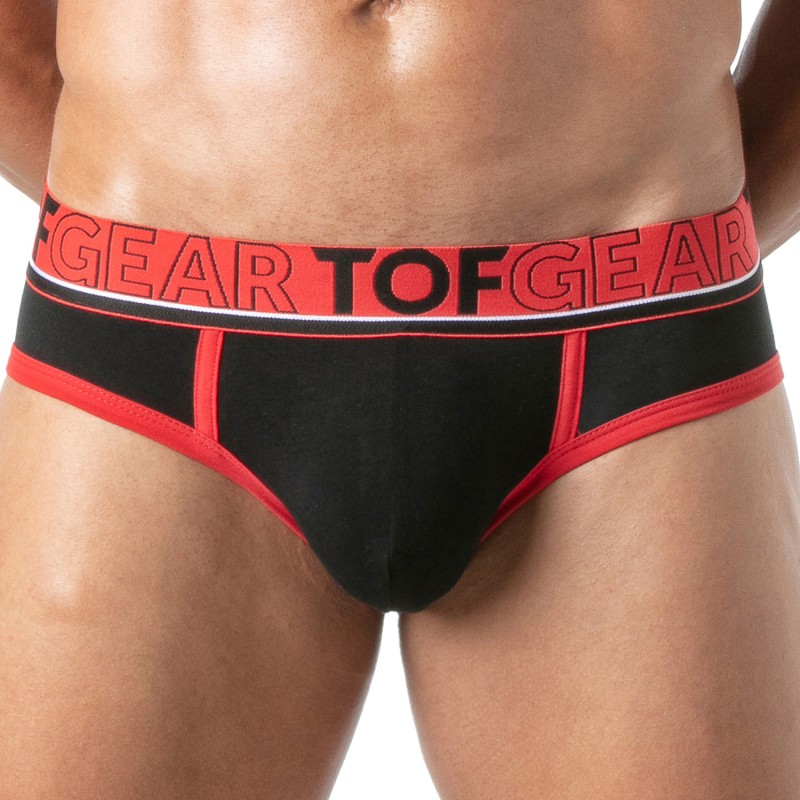 Slip de la marca TOF PARIS - Slip Champion Tof Paris - Negro - Ref : TOF298N