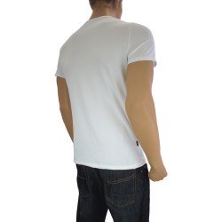 Mangas cortas de la marca HOM - T-shirt Drogba & Co By HOM blanc - Ref : 10144601 0003