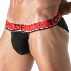 Slip de la marca TOF PARIS - Tanga Champion Tof Paris - Negro - Ref : TOF299N