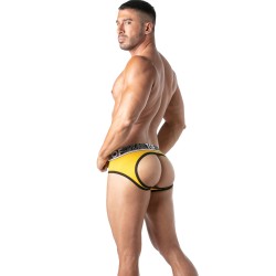 Slip de la marca TOF PARIS - Slip Backless Champion Tof Paris - Amarillo - Ref : TOF300J