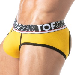 Slip, Tanga de la marque TOF PARIS - Slip Backless Champion Tof Paris - Jaune - Ref : TOF300J