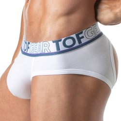 Slip, Tanga de la marque TOF PARIS - Slip Backless Champion Tof Paris - Blanc - Ref : TOF300B