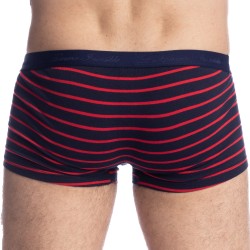 Boxer shorts, Shorty of the brand L HOMME INVISIBLE - Querelle de Brest - Hipster Push-Up navy and red - Ref : MY39 QDB 949