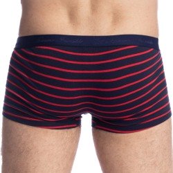 Shorts Boxer, Shorty de la marca L HOMME INVISIBLE - Querelle de Brest - Hipster Push-Up azul marino y rojo - Ref : MY39 QDB 949