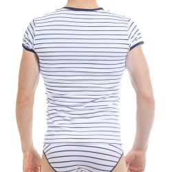 Maniche del marchio L HOMME INVISIBLE - Querelle de Brest - T-Shirt scollo V - Ref : MY91 QDB RAY