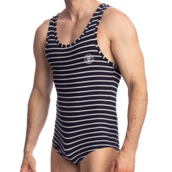 Body de la marque L HOMME INVISIBLE - Querelle de Brest - Racerback Bodysuit - Ref : HW168 QDB RAY49