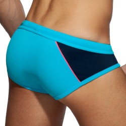 Bath Brief of the brand ADDICTED - Racing Side Swimsuit - blue - Ref : ADS231 C08