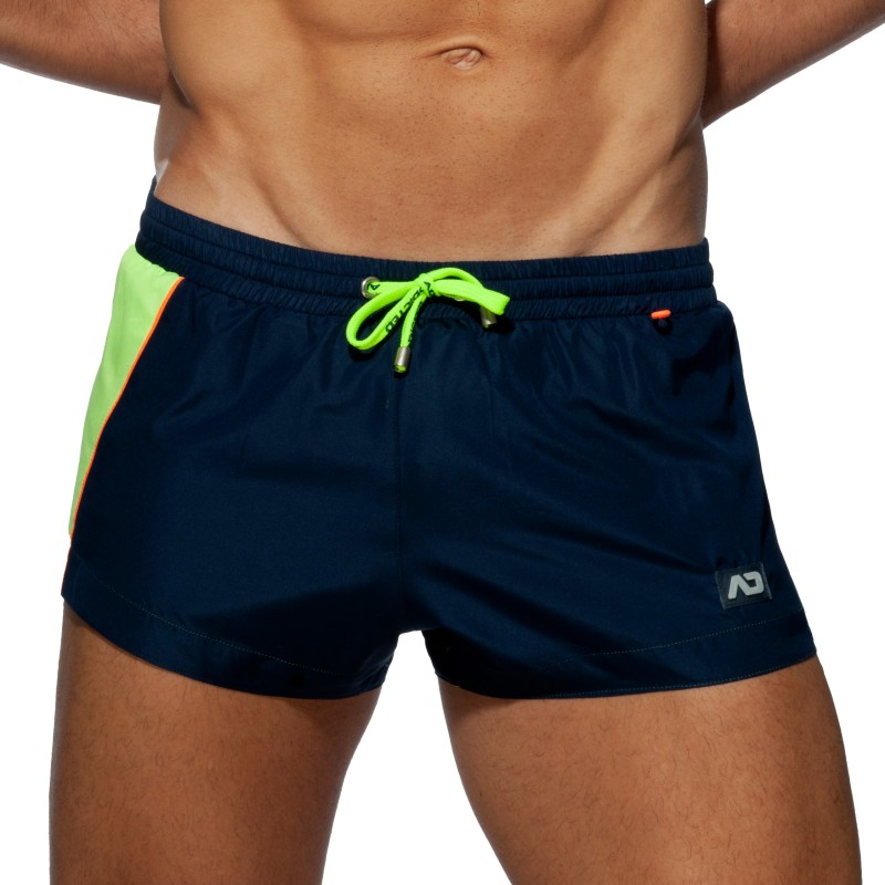 Short de bain de la marque ADDICTED - Short de bain Racing Side - marine - Ref : ADS232 C09