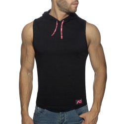 Tank top of the brand ADDICTED - Hoody Band Cotton - black - Ref : AD1001 C10