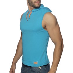 Tank top der Marke ADDICTED - Hoody Band Cotton - blau - Ref : AD1001 C08