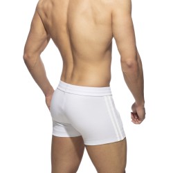 Short de la marque ADDICTED - Zip pocket sports short - blanc - Ref : AD1002 C01 