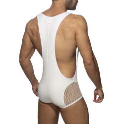 Body de la marque ADDICTED - Singlet Party Combi - blanc - Ref : AD852 C01