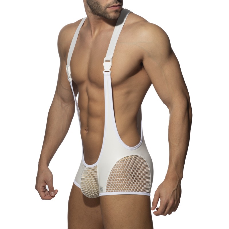 Body de la marque ADDICTED - Singlet Party Combi - blanc - Ref : AD852 C01