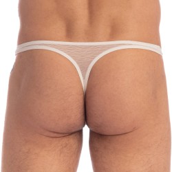 String de la marque L HOMME INVISIBLE - La Crème - String Bikini - Ref : UW11 VEI 011