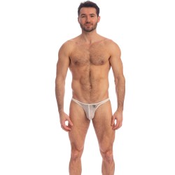 String de la marque L HOMME INVISIBLE - La Crème - String Bikini - Ref : UW11 VEI 011