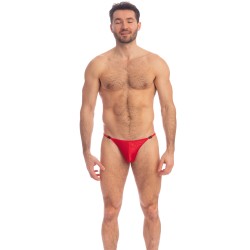 String de la marque L HOMME INVISIBLE - Barbados Cherry - String Striptease - Ref : UW21X CHE 024