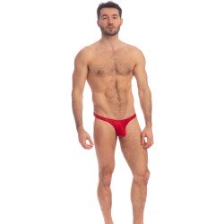 Thong of the brand L HOMME INVISIBLE - Barbados Cherry - Thong Bikini - Ref : UW26 CHE 024