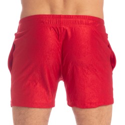Short of the brand L HOMME INVISIBLE - Barbados Cherry - Night Short - Ref : HW175 CHE 024