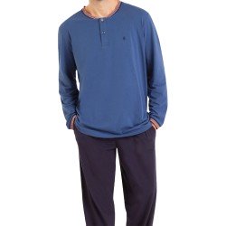 Pajamas of the brand EMINENCE - T-neck pyjamas Jersey Eminence - Ref : LP84 2766