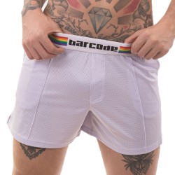 Short of the brand BARCODE BERLIN - Short Barcode Pride - white - Ref : 91744 200