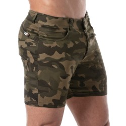 Breve del marchio TOF PARIS - Pantaloncini militari a metà coscia Tof Paris - Ref : TOF290K